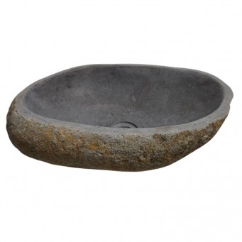 Vasque en pierre de rivière n°207 - Taille M