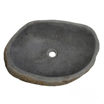 Vasque en pierre de rivière n°207 - Taille M