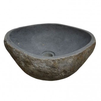 Vasque en pierre de rivière n°208 - Taille M