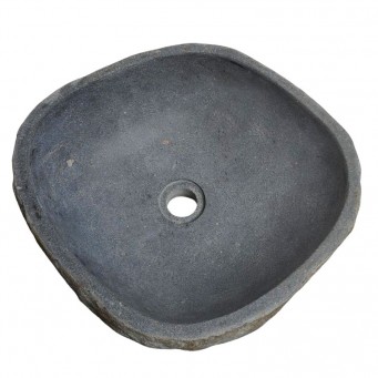 Vasque en pierre de rivière n°208 - Taille M