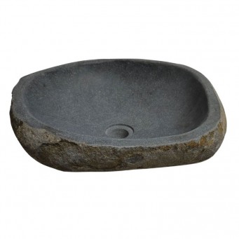 Vasque en pierre de rivière n°210 - Taille M