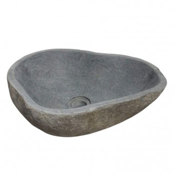 Vasque en pierre de rivière n°212 - Taille M