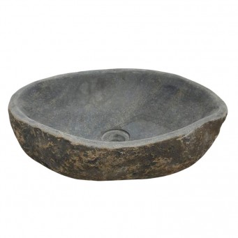 Vasque en pierre de rivière n°213 - Taille M