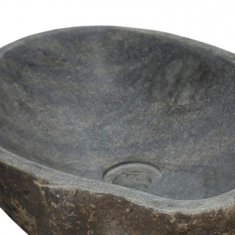 Vasque en pierre de rivière n°213 - Taille M