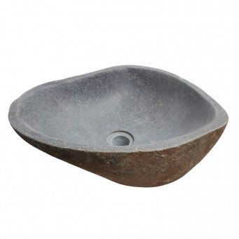 Vasque en pierre de rivière n°214 - Taille M