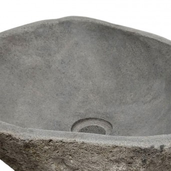 Vasque en pierre de rivière n°215 - Taille M