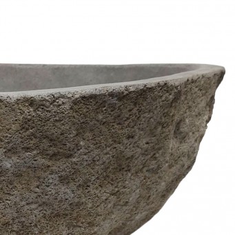 Vasque en pierre de rivière n°215 - Taille M