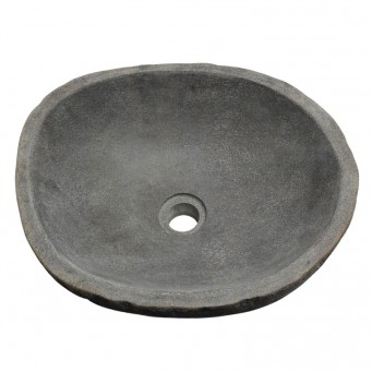 Vasque en pierre de rivière n°216 - Taille M