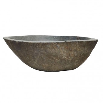 Vasque en pierre de rivière n°217 - Taille M