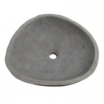 Vasque en pierre de rivière n°218 - Taille M