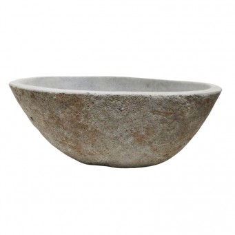 Vasque en pierre de rivière n°218 - Taille M