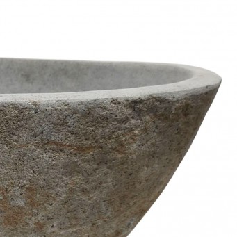 Vasque en pierre de rivière n°218 - Taille M