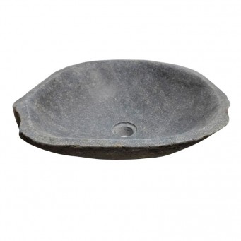 Vasque en pierre de rivière n°219 - Taille M