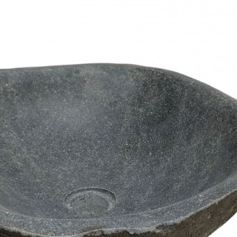 Vasque en pierre de rivière n°219 - Taille M