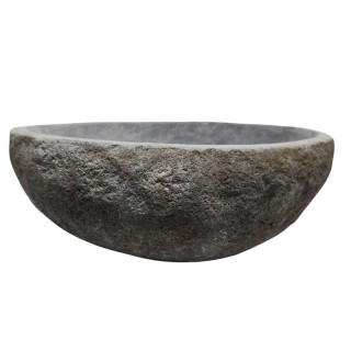 Vasque en pierre de rivière n°220 - Taille M