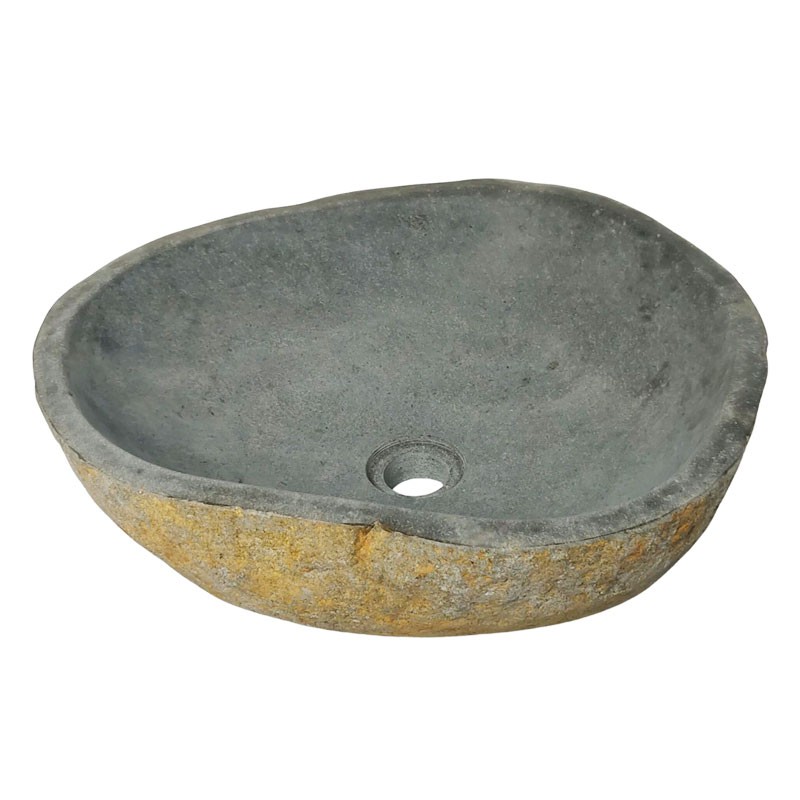 Vasque en pierre de rivière n°303- Taille M