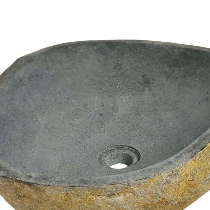 Vasque en pierre de rivière n°303- Taille M