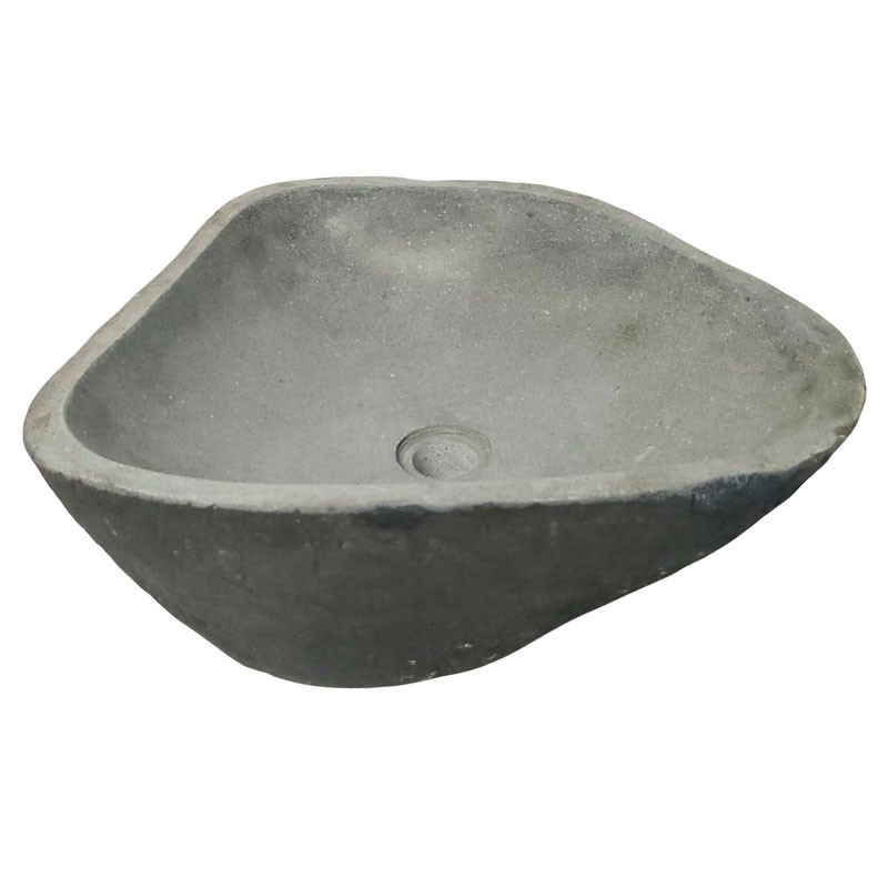 Vasque en pierre de rivière n°307 - Taille M