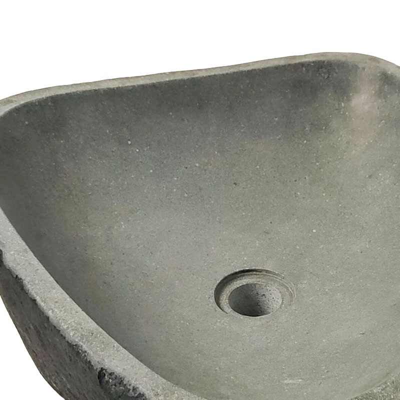 Vasque en pierre de rivière n°307 - Taille M