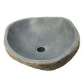 Vasque en pierre de rivière n°318 - Taille M