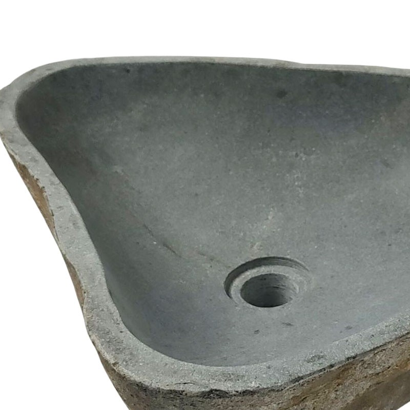 Vasque en pierre de rivière n°324 - Taille M