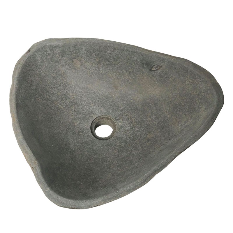 Vasque en pierre de rivière n°327 - Taille M