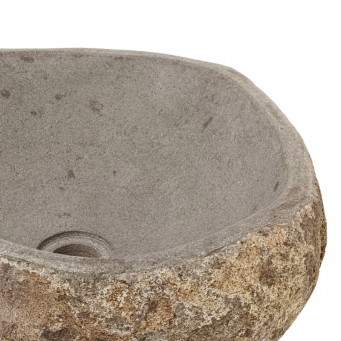 Vasque en pierre de rivière n°338 - Taille M