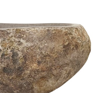 Vasque en pierre de rivière n°338 - Taille M