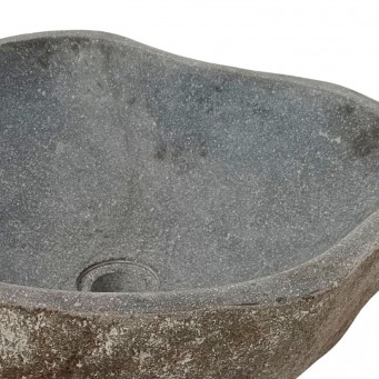 Vasque en pierre de rivière n°341 - Taille M