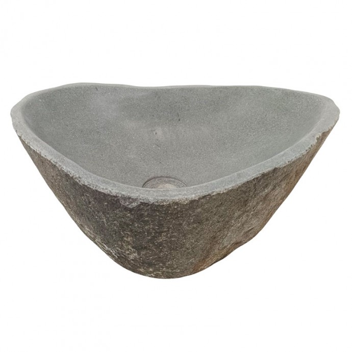 Vasque en pierre de rivière n°342 - Taille M