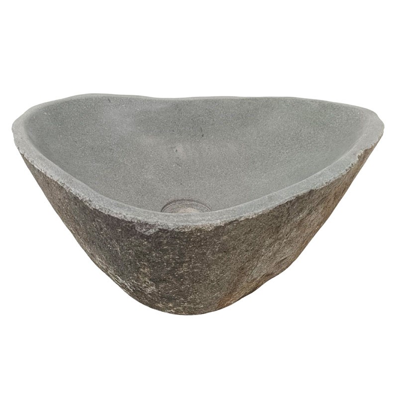 Vasque en pierre de rivière n°342 - Taille M