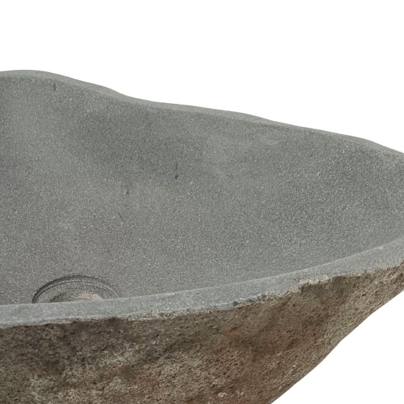 Vasque en pierre de rivière n°342 - Taille M