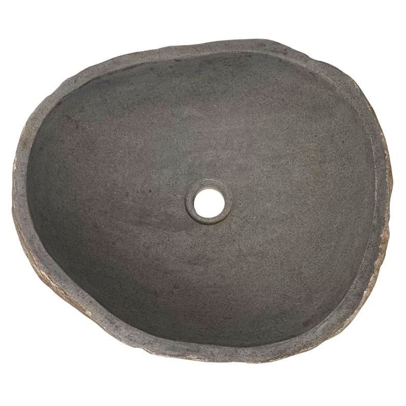 Vasque en pierre de rivière n°345 - Taille M