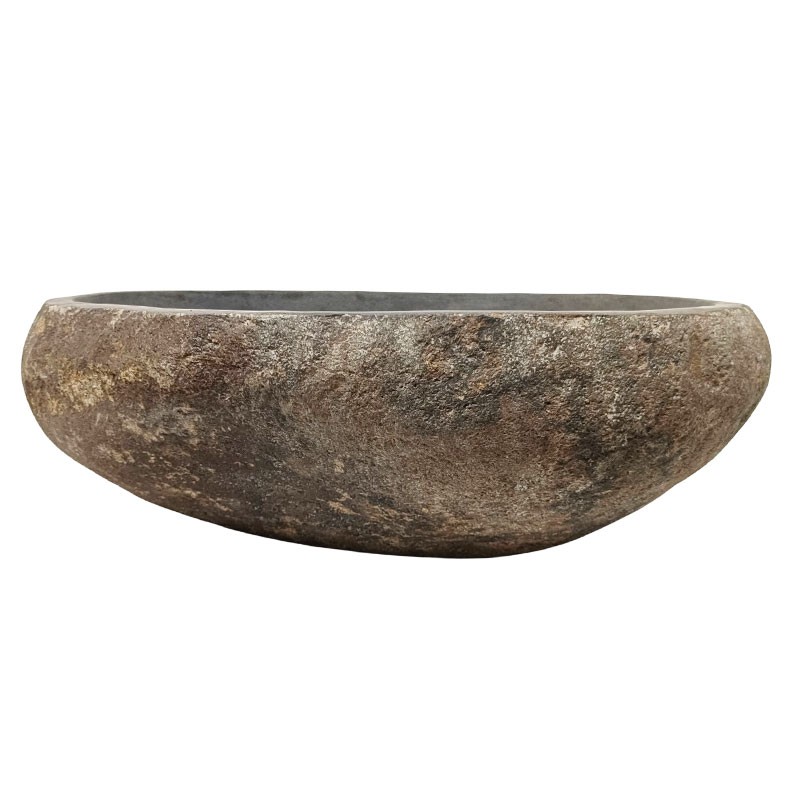 Vasque en pierre de rivière n°345 - Taille M