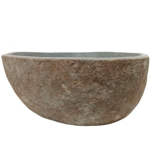 Vasque en pierre de rivière n°347 - Taille M