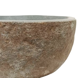 Vasque en pierre de rivière n°347 - Taille M