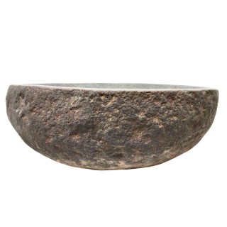Vasque en pierre de rivière n°350 - Taille M