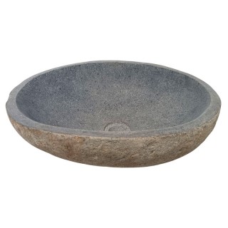Vasque en pierre de rivière n°351 - Taille M