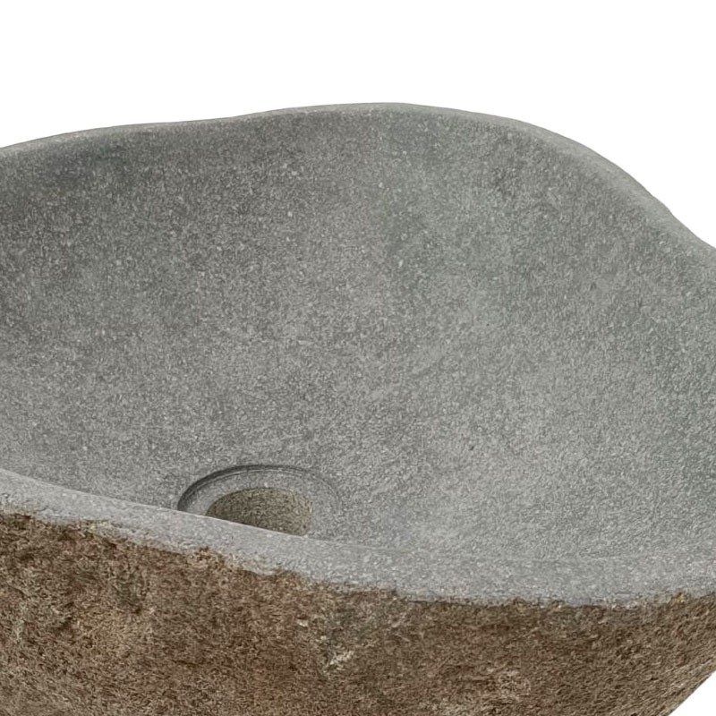 Vasque en pierre de rivière n°352 - Taille M