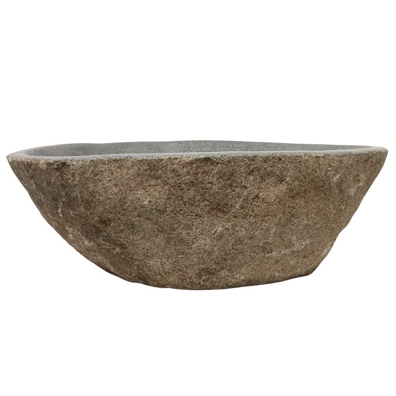 Vasque en pierre de rivière n°352 - Taille M