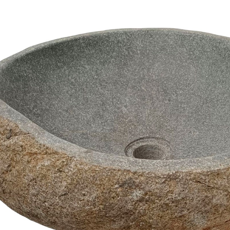 Vasque en pierre de rivière n°353 - Taille M