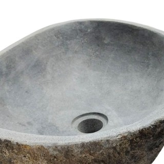 Vasque en pierre de rivière n°225 - Taille M