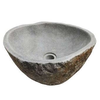 Vasque en pierre de rivière n°226 - Taille M