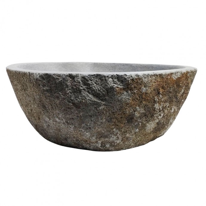 Vasque en pierre de rivière n°226 - Taille M