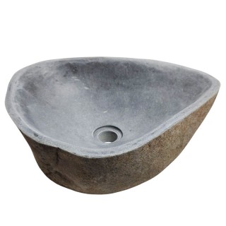 Vasque en pierre de rivière n°227 - Taille M
