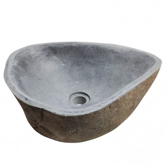 Vasque en pierre de rivière n°227 - Taille M