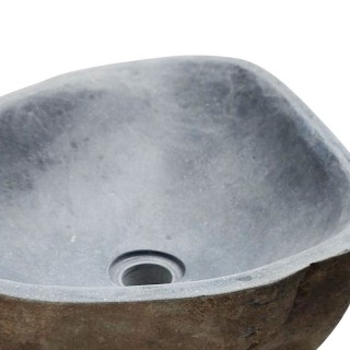 Vasque en pierre de rivière n°227 - Taille M