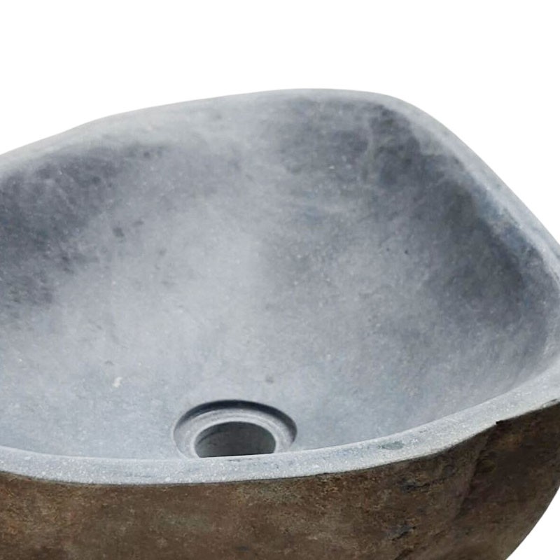 Vasque en pierre de rivière n°227 - Taille M