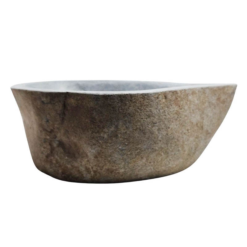 Vasque en pierre de rivière n°227 - Taille M