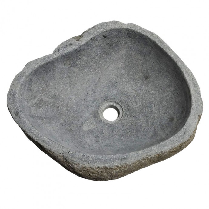 Vasque en pierre de rivière n°228 - Taille M